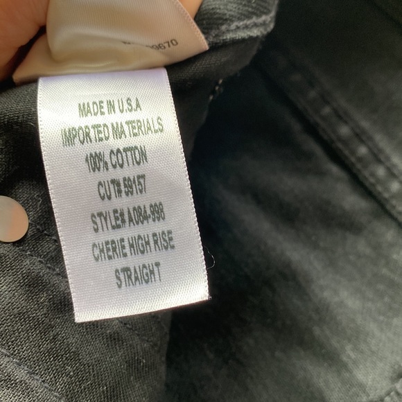 Agolde Cherie High waisted jeans size 24 WORN ONE TIME - Picture 6 of 6